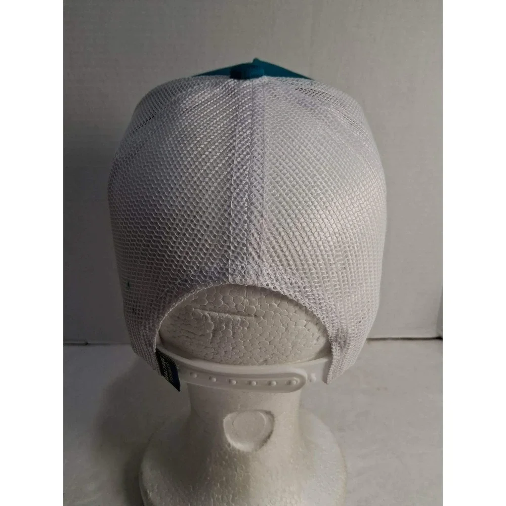 Realtree Fishing Youth‎ Trucker Hat Teal Mega Bite Shark Mesh Back Snapback